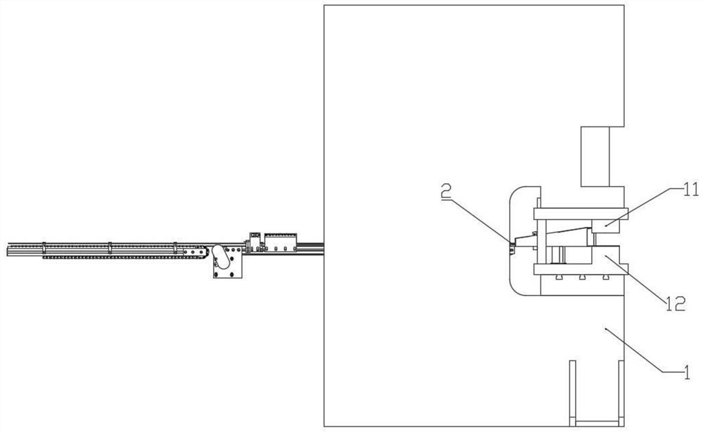 Automatic stamping cover conveying production line with three channels changed into two channels