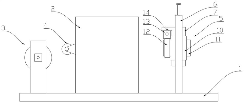 Grey spun rayon cloth textile machine and use method thereof