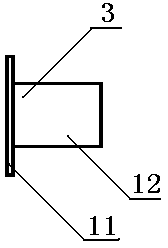 Shaking and hitting device preventing wall pasting inside dust collector