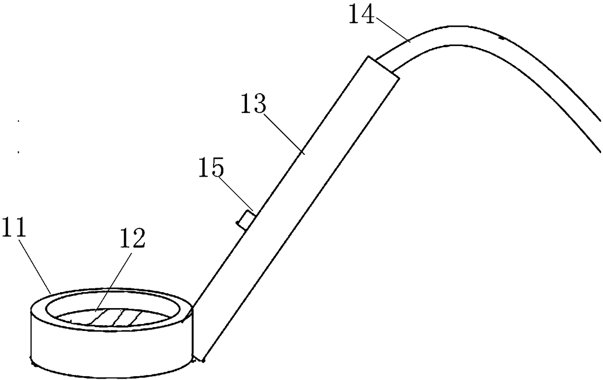 Electromagnetic test probe, electromagnetic test device and electromagnetic test method