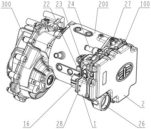 Inverter integrated into motor