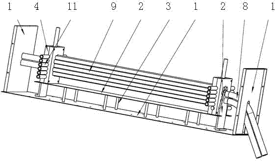 Valve pre-forging constant temperature heating furnace