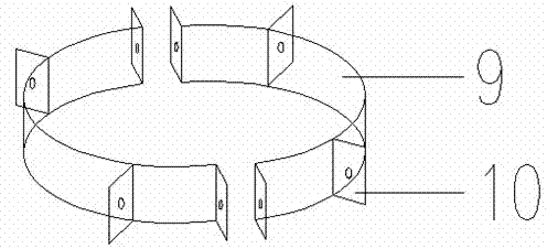 Inter-column reinforcement structure and method for preventing continuous collapse of ancient buildings