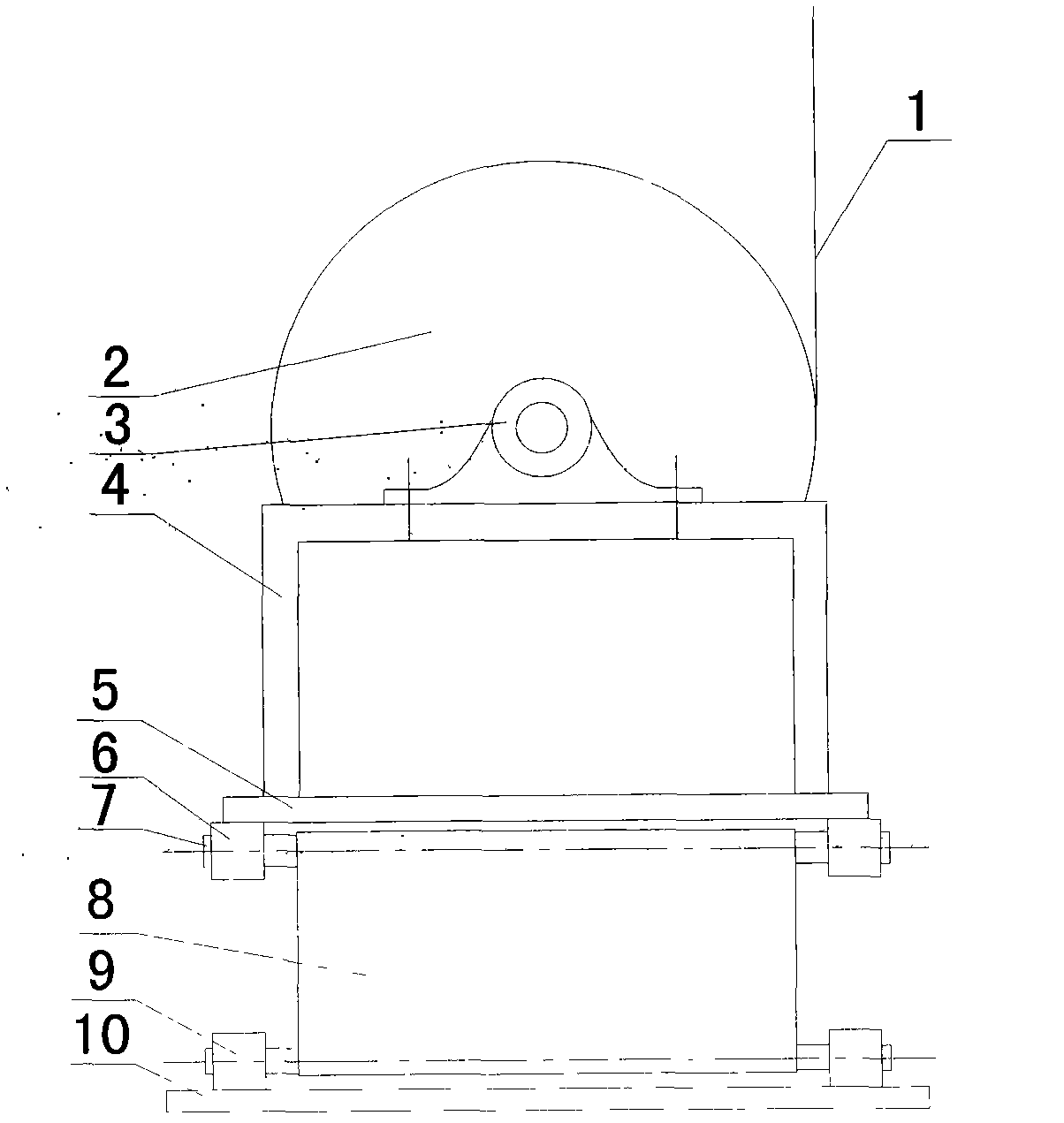 Hydraulic rocking roller bracket