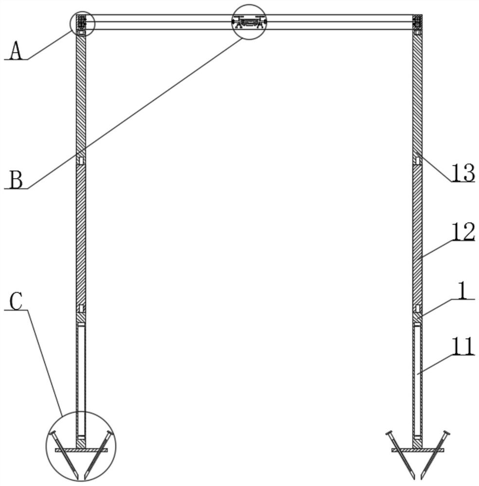 A fire and temperature monitoring and detection device for a power plant