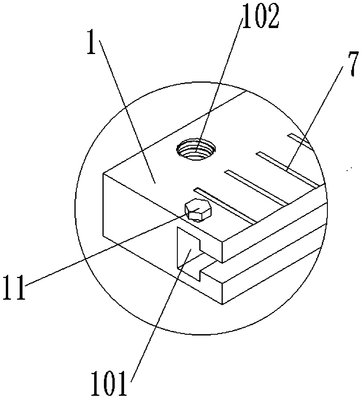 Precise special-shaped cutter for leather processing