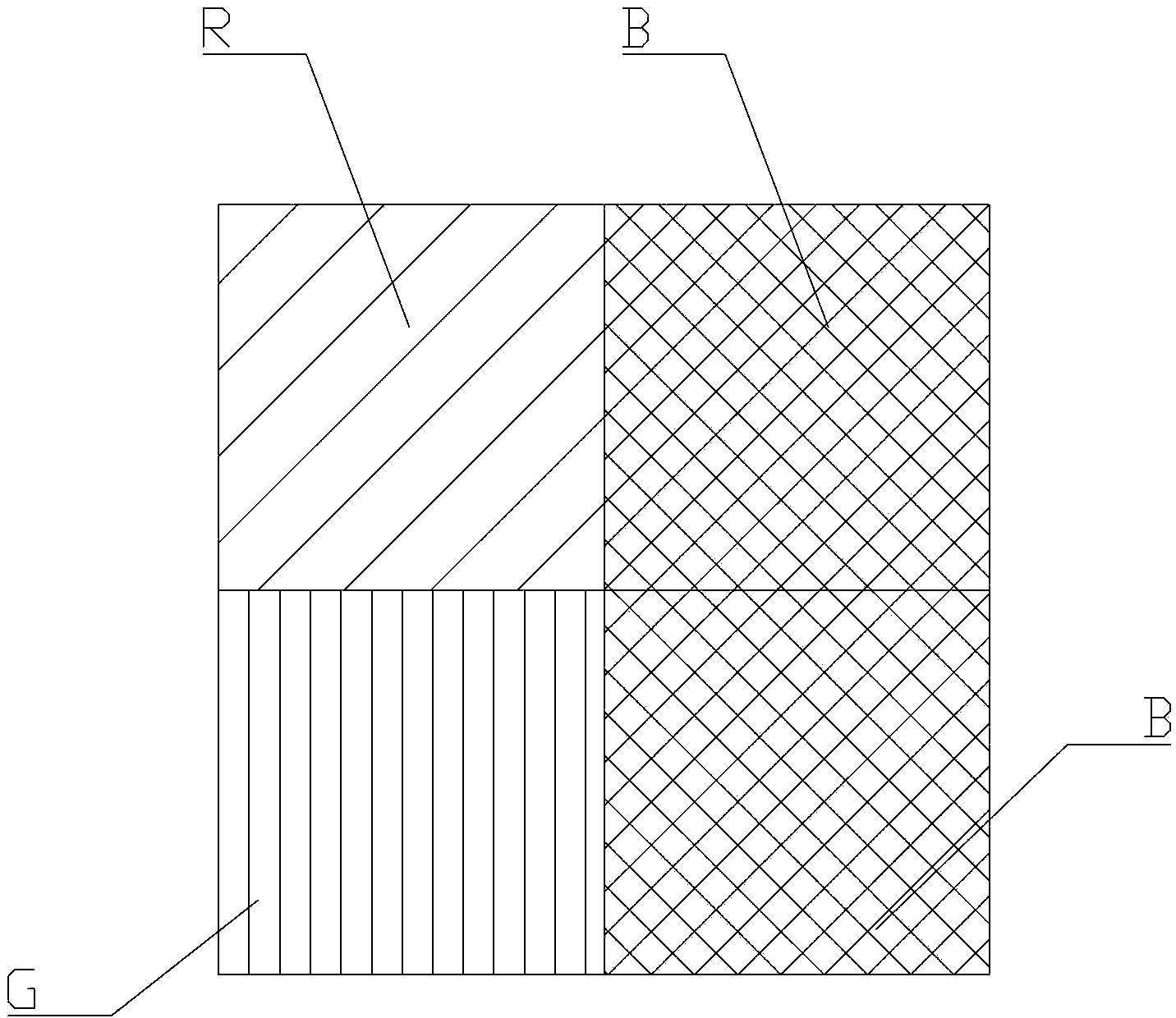 Pixel arrangement mode and display panel using same