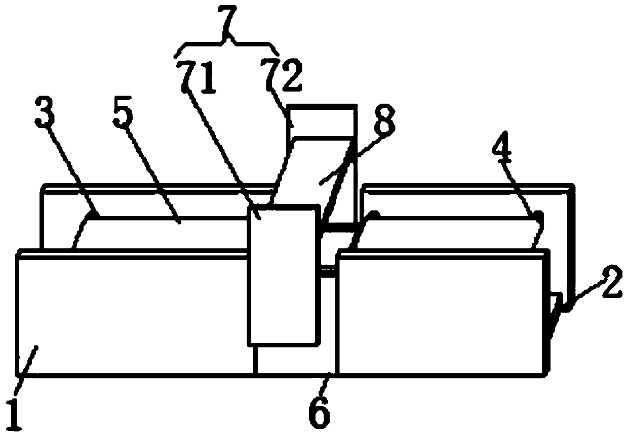 Express item packaging box process sealing equipment and sealing method for logistics transportation