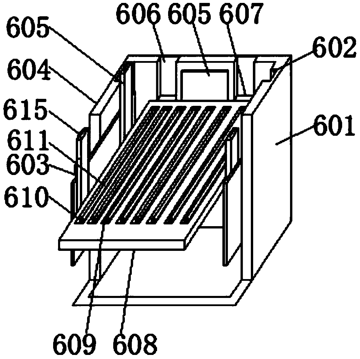 Express item packaging box process sealing equipment and sealing method for logistics transportation