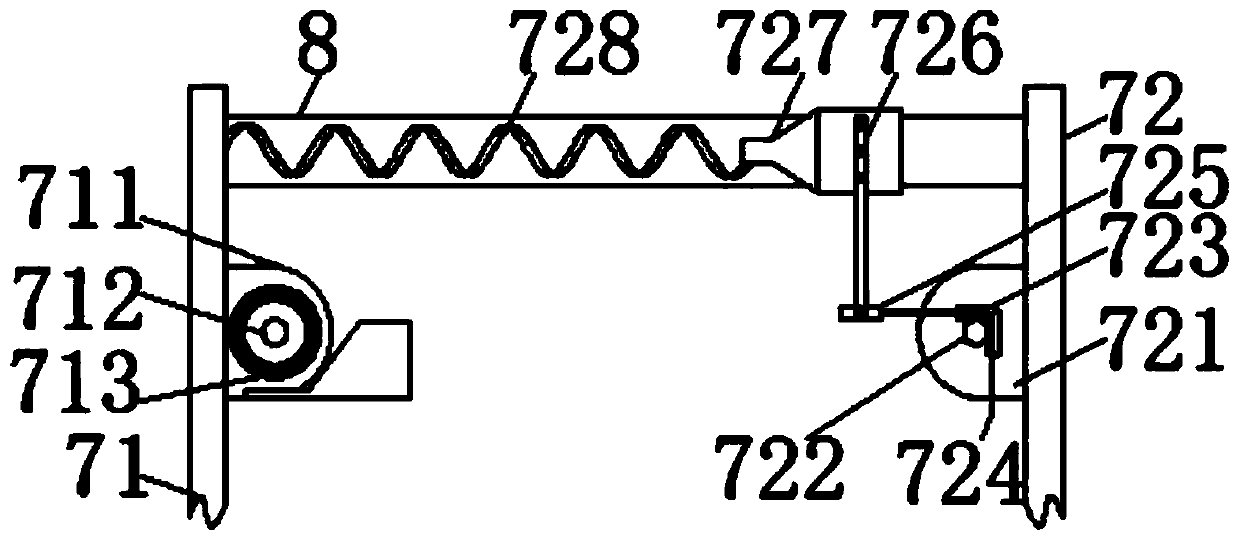 Express item packaging box process sealing equipment and sealing method for logistics transportation