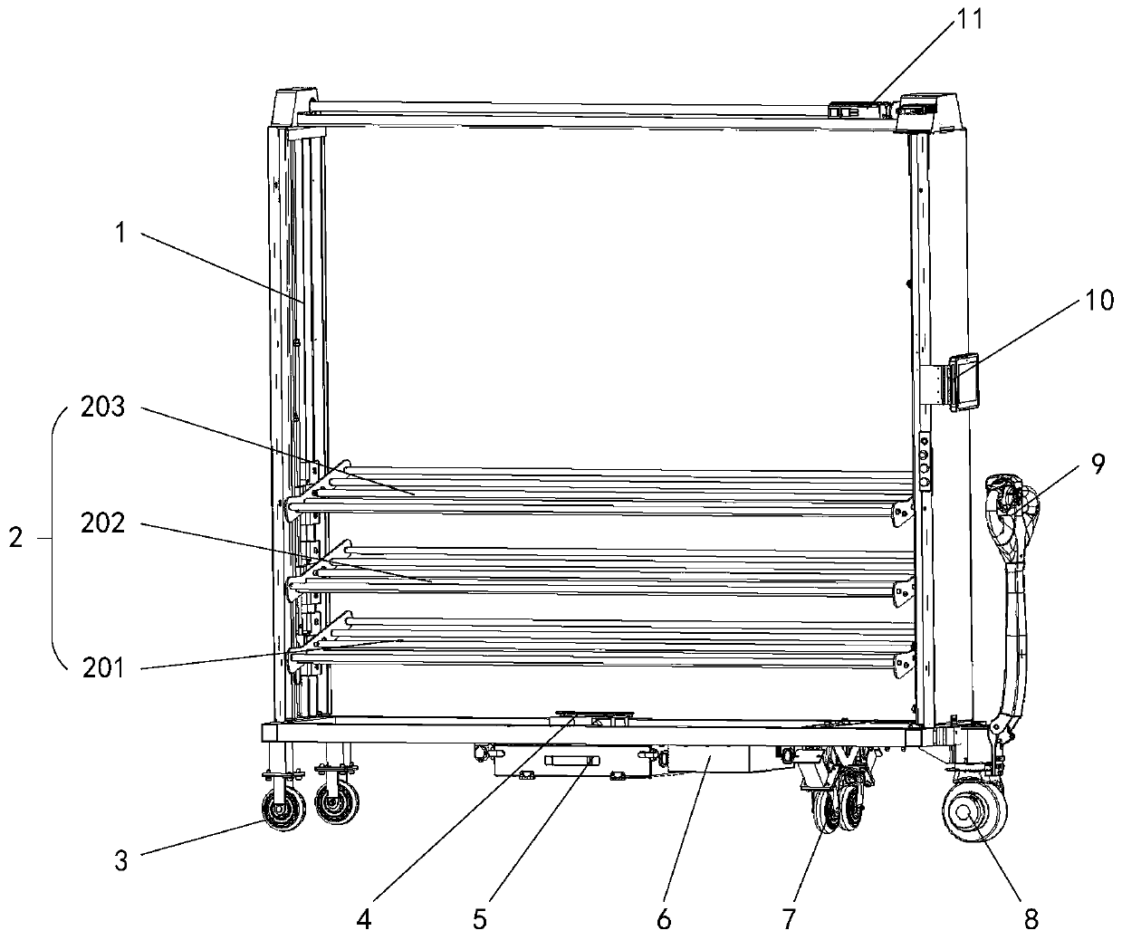 Logistics power-assisted vehicle