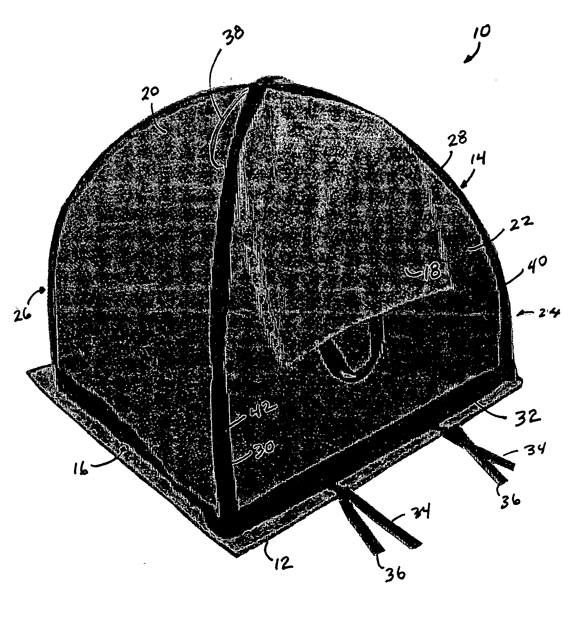 Portable baby tent