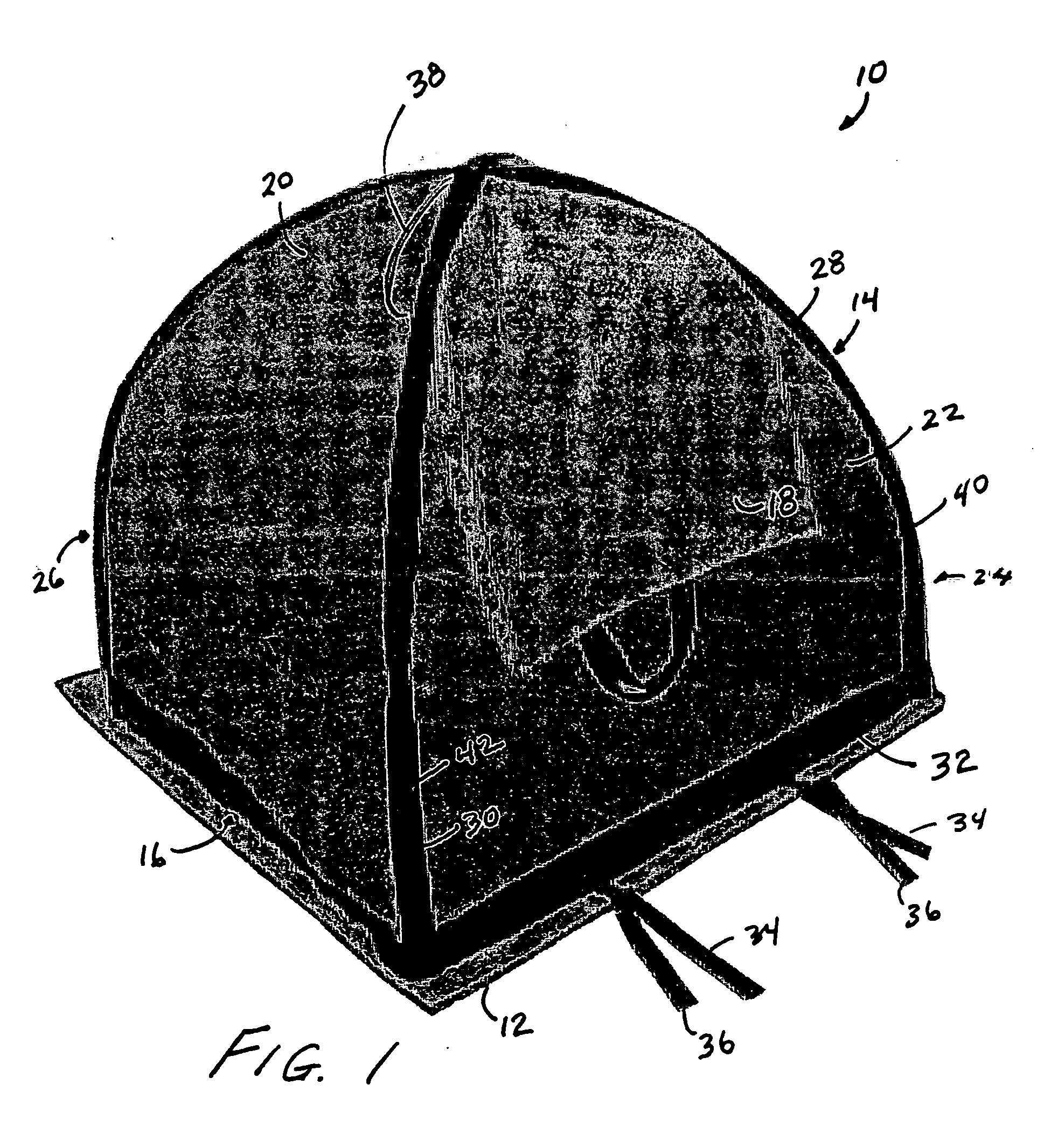 Portable baby tent