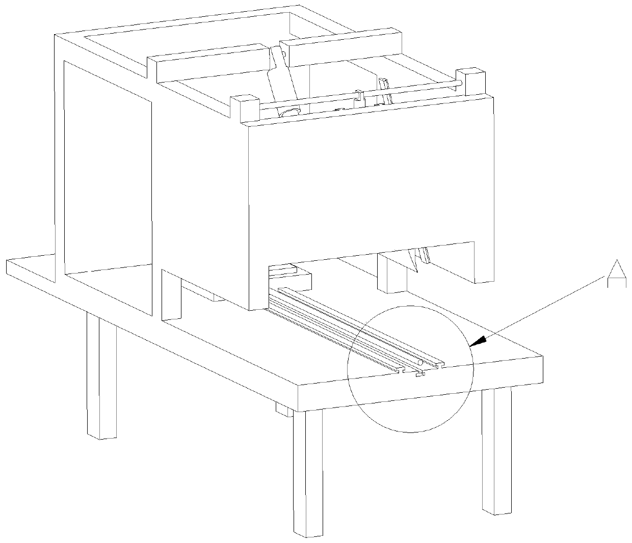 A cutting device for printed matter