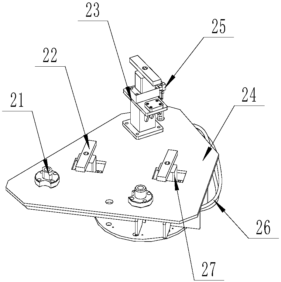 Heavy type part hydraulic clamping and welding positioner