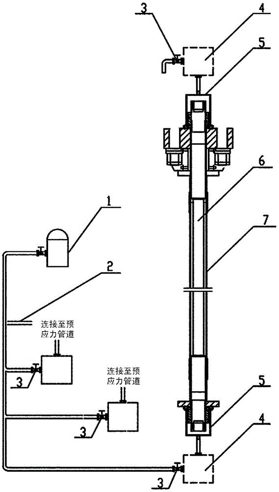 Suspension bridge unbonded prestressed anchorage corrosion resistant method and structure