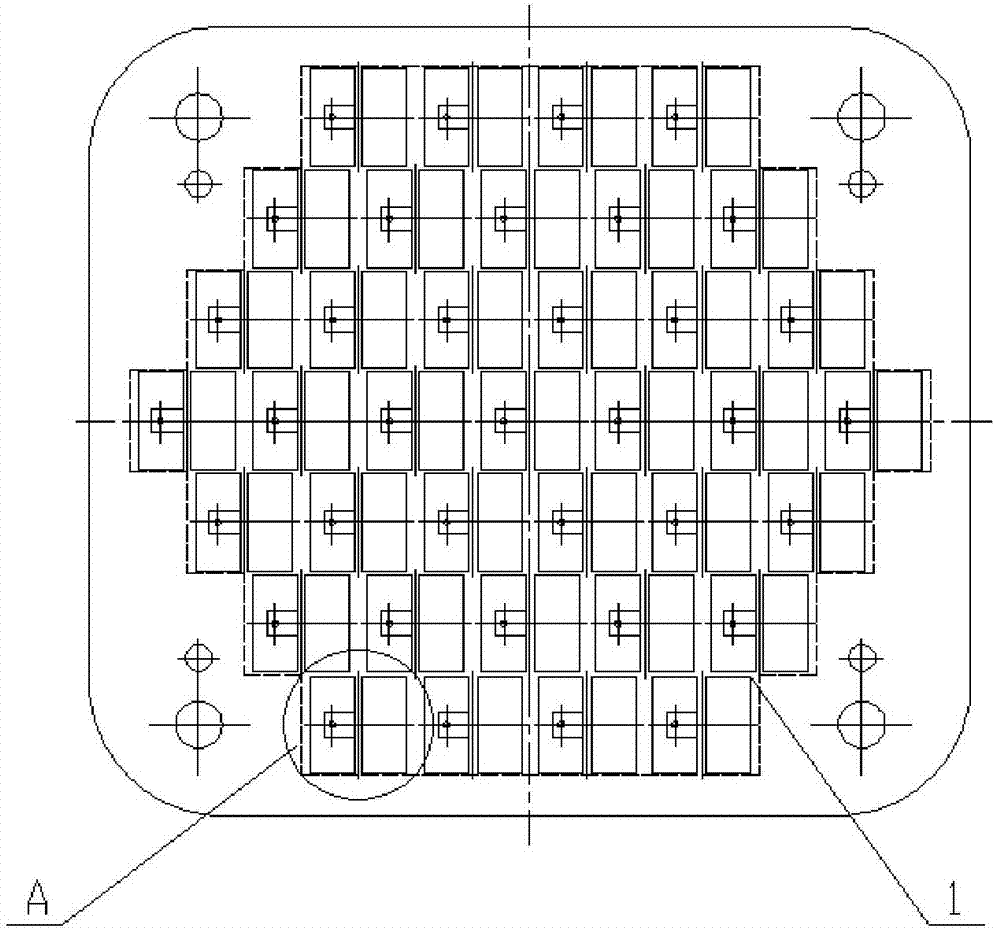 Satellite-borne K-band phased array antenna circularly-polarized waveguide radiation array