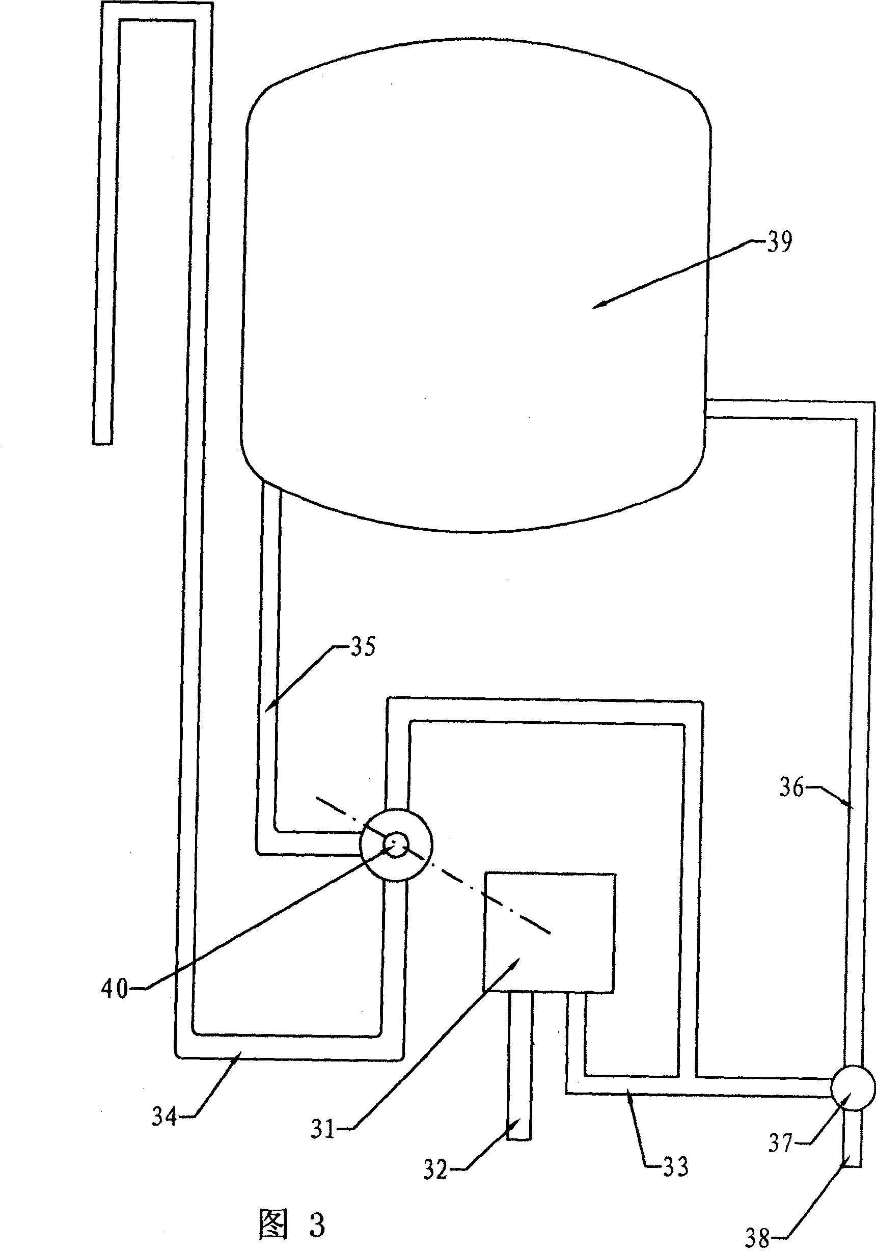 Water control apparatus for water storage type water heater