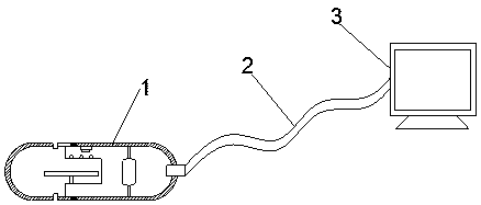 Gastroesophageal gas reflux detection device