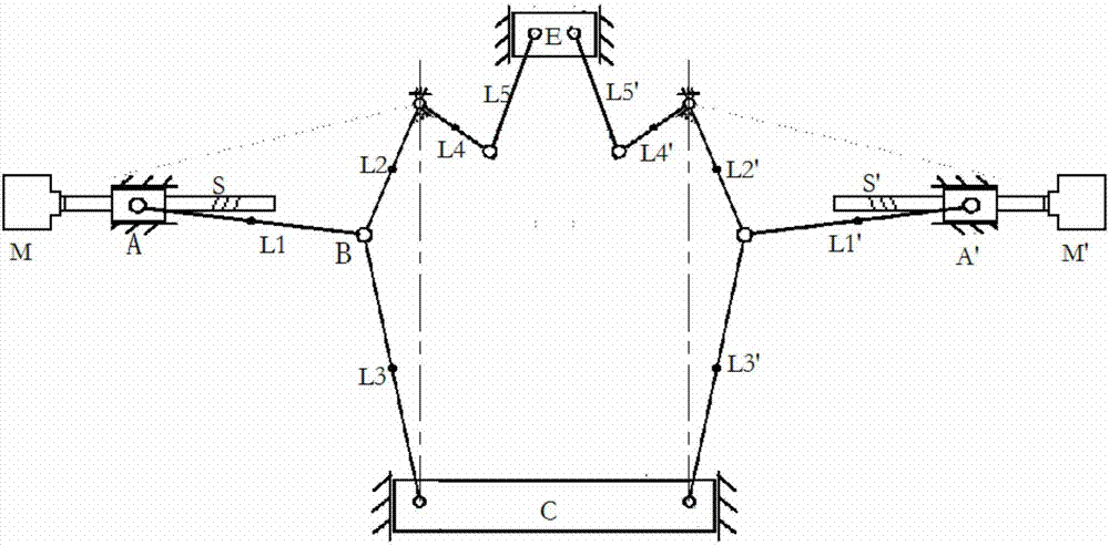 Mechanical servo main transmission device of large-tonnage high-speed fine blanking machine