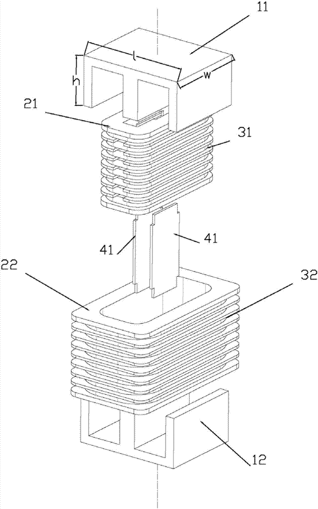 High-frequency transformer with heat conduction structure and manufacturing method thereof