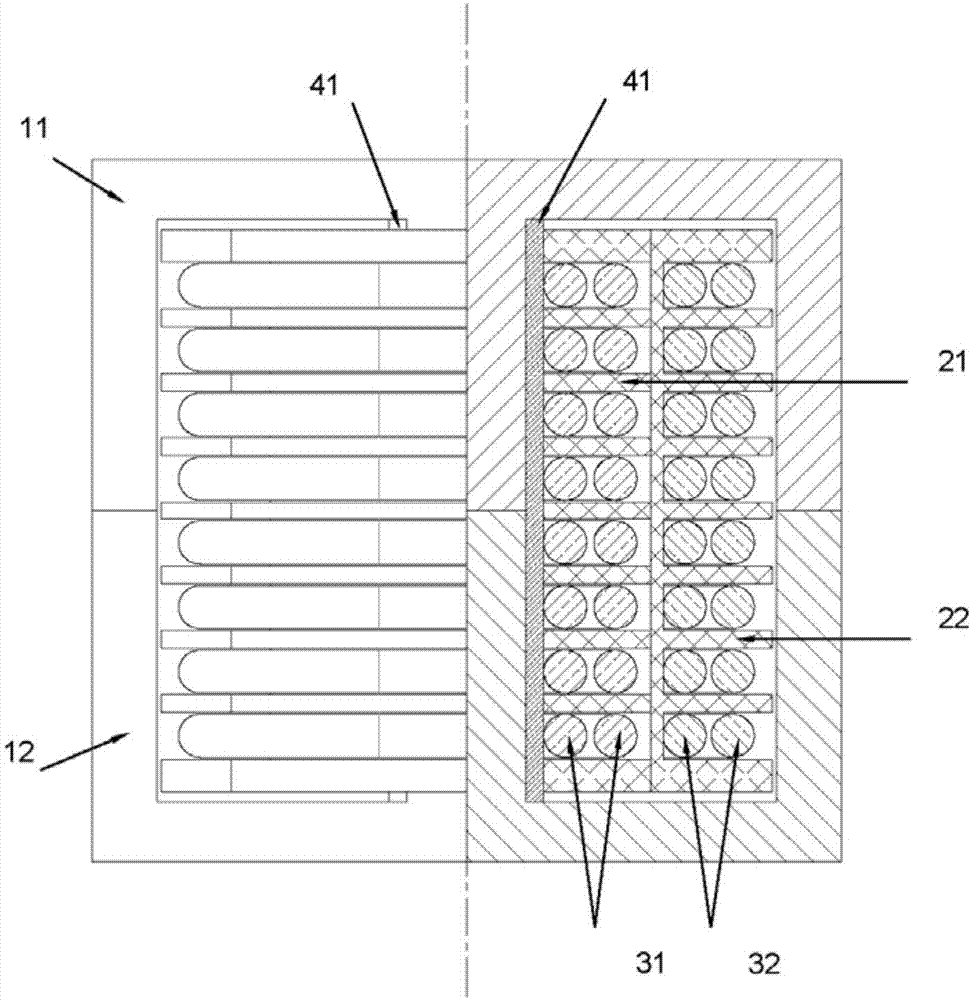 High-frequency transformer with heat conduction structure and manufacturing method thereof