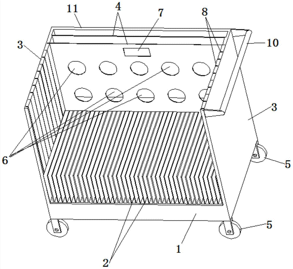 A kind of car sunroof slide rail transfer method