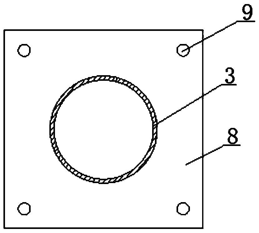 Automatic insertion type vibrating device for tunnel secondary lining concrete