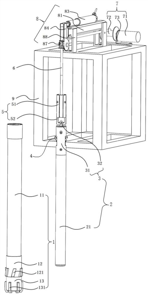 Wire-line coring drilling tool and coring method thereof