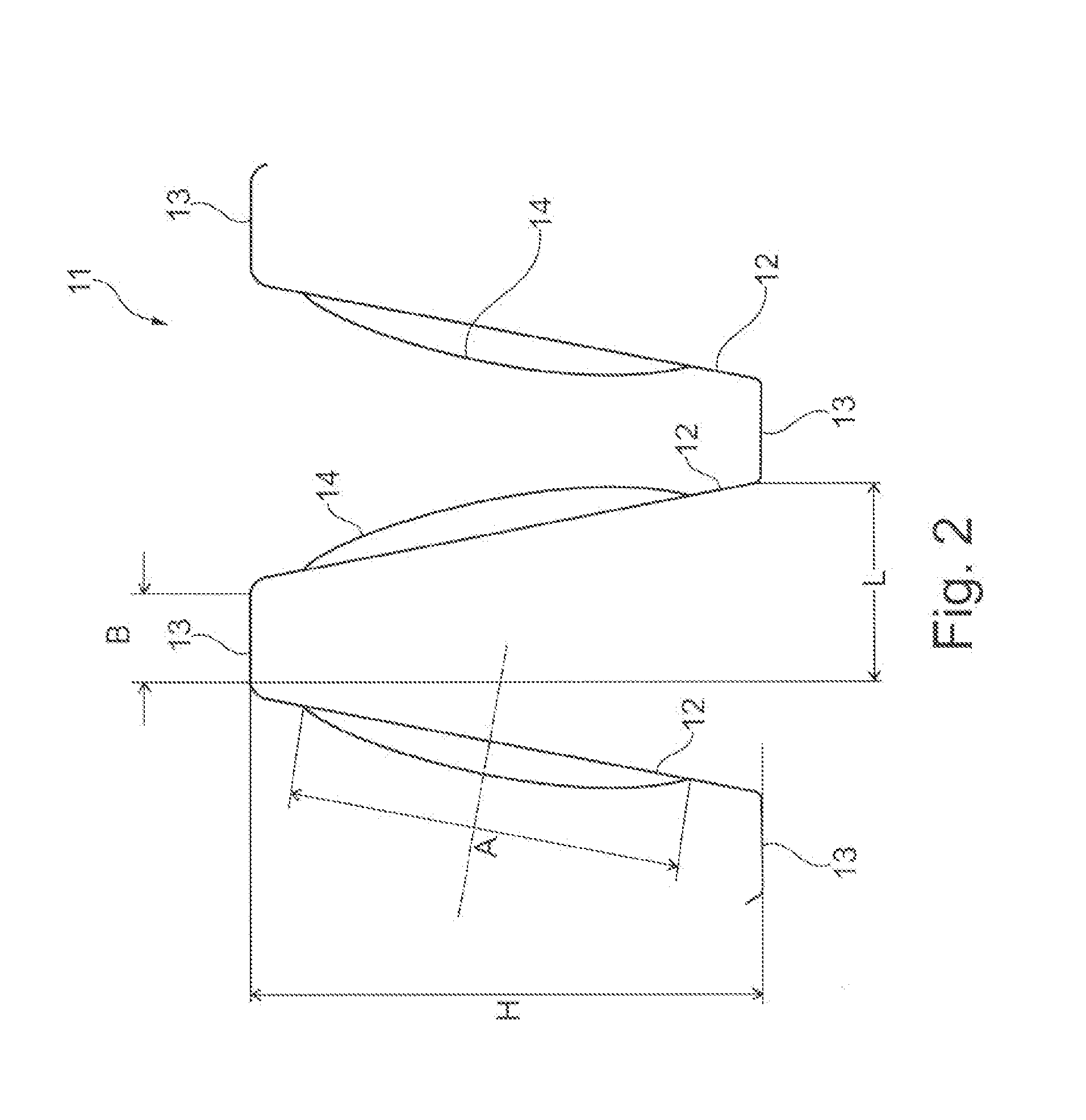 Corrugated fin and method for producing it