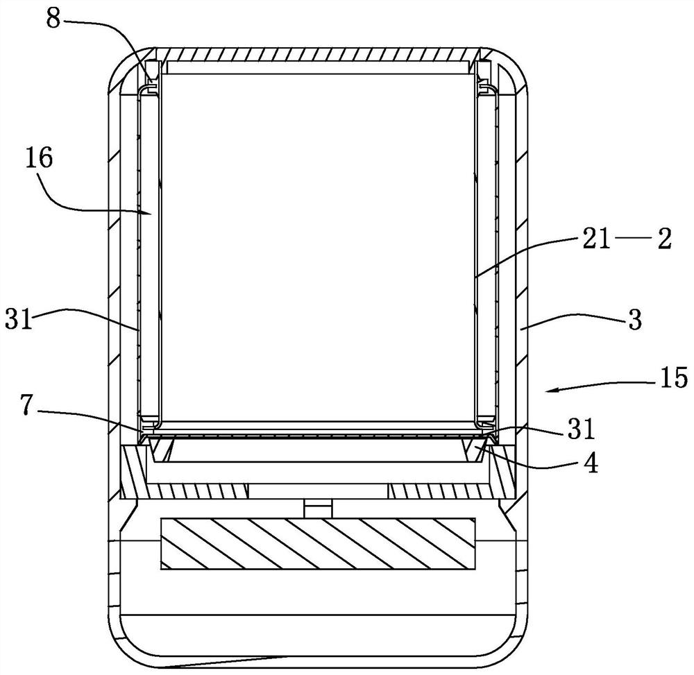 Liquid heating container