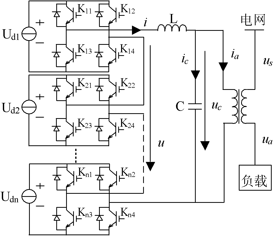 Multi-level power circuit control method and device