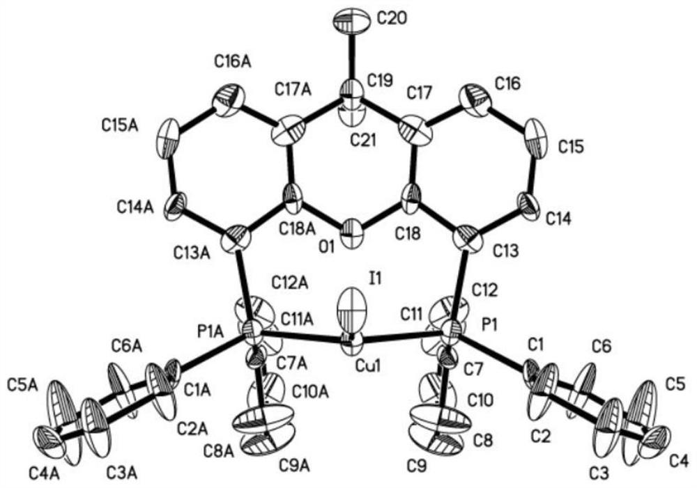 A voc fluorescent sensing material based on cuprous complexes