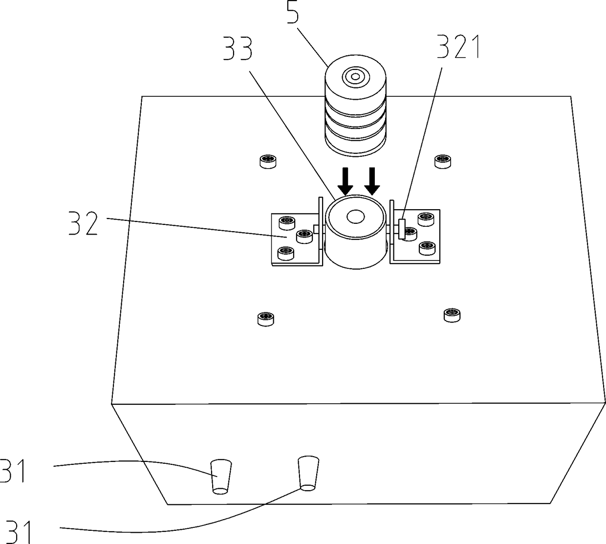 Faraday law of electromagnetic induction experiment device and experiment method thereof