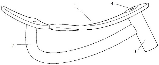 A guide fixture for pedicle screw placement