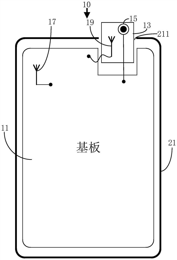 Electronic device and antenna control method