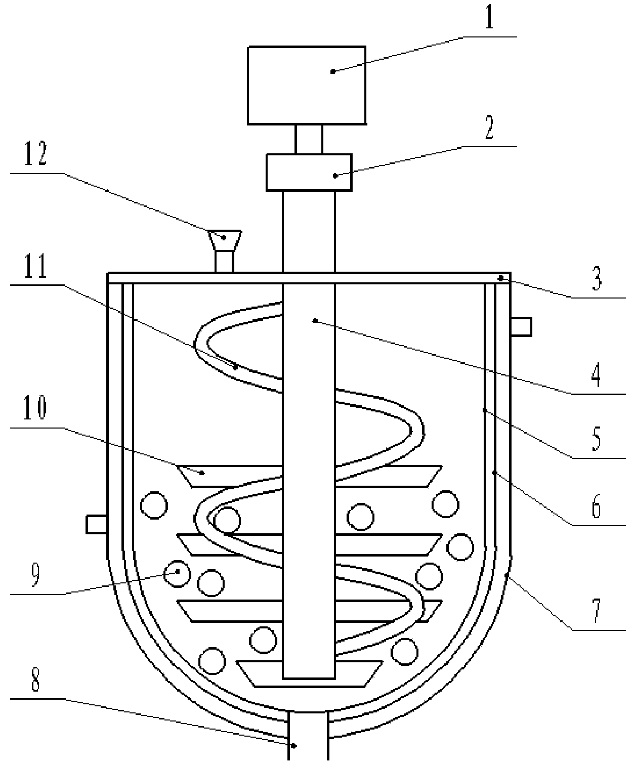 Vertical modified stir ball-milling reactor for reinforcing polysaccharide polymers