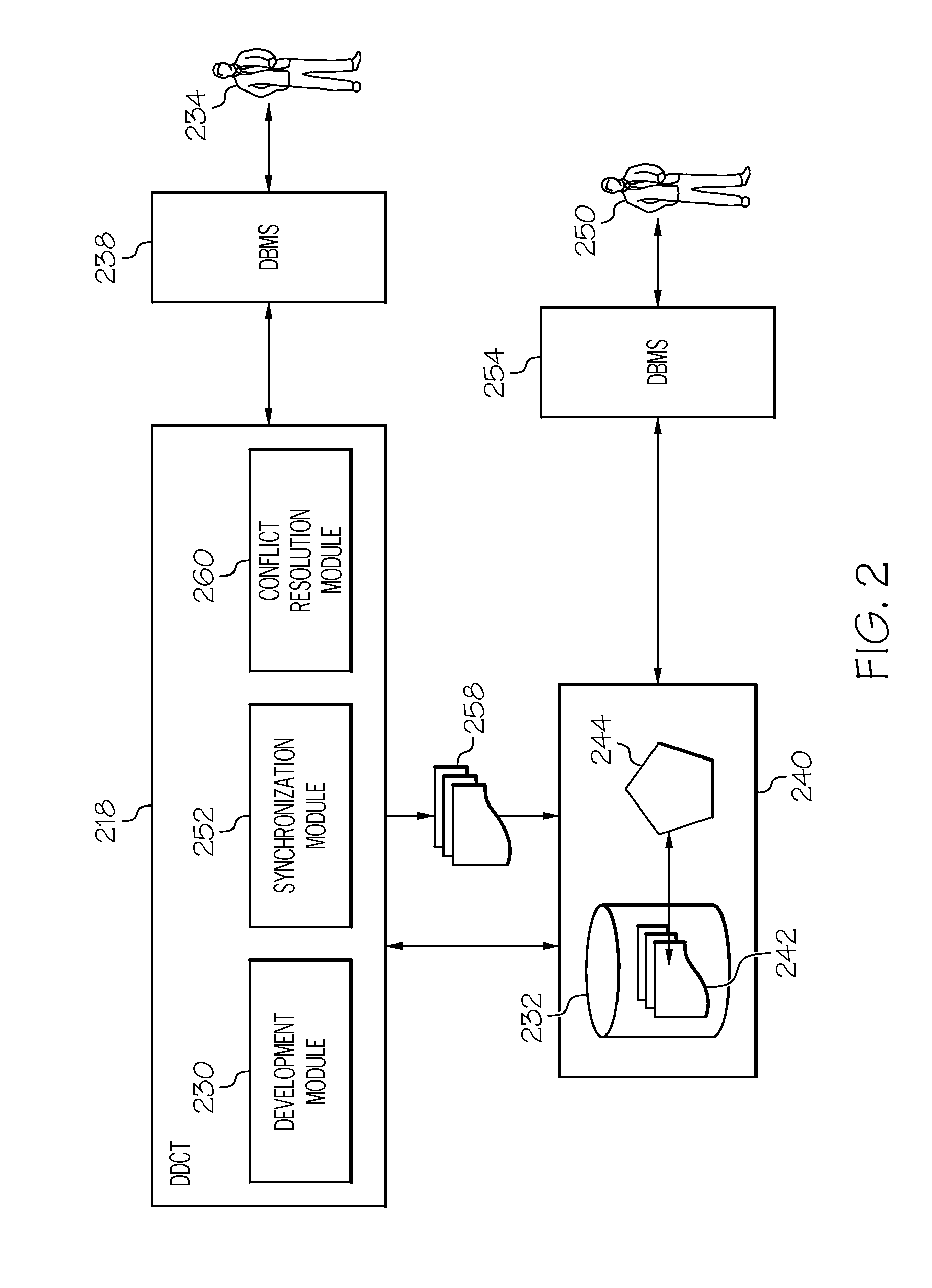 Enabling collaborative development of a database application across multiple database management systems