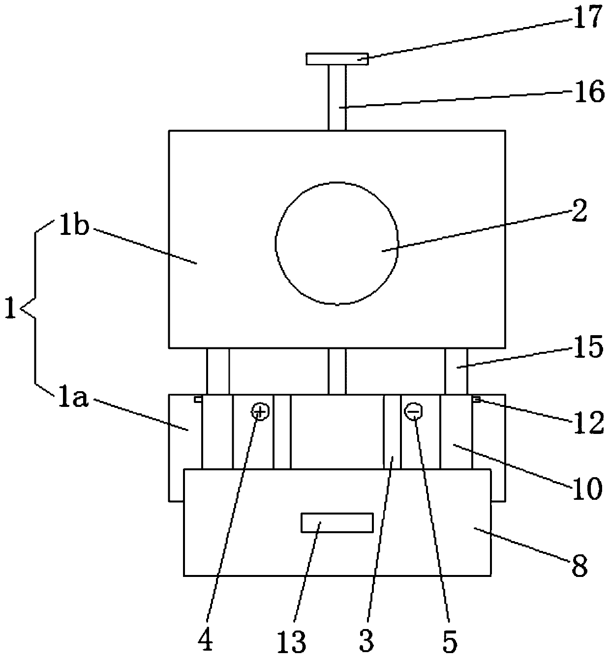 A pure-tone pole-measuring mistake-proofing clamp for a loudspeaker