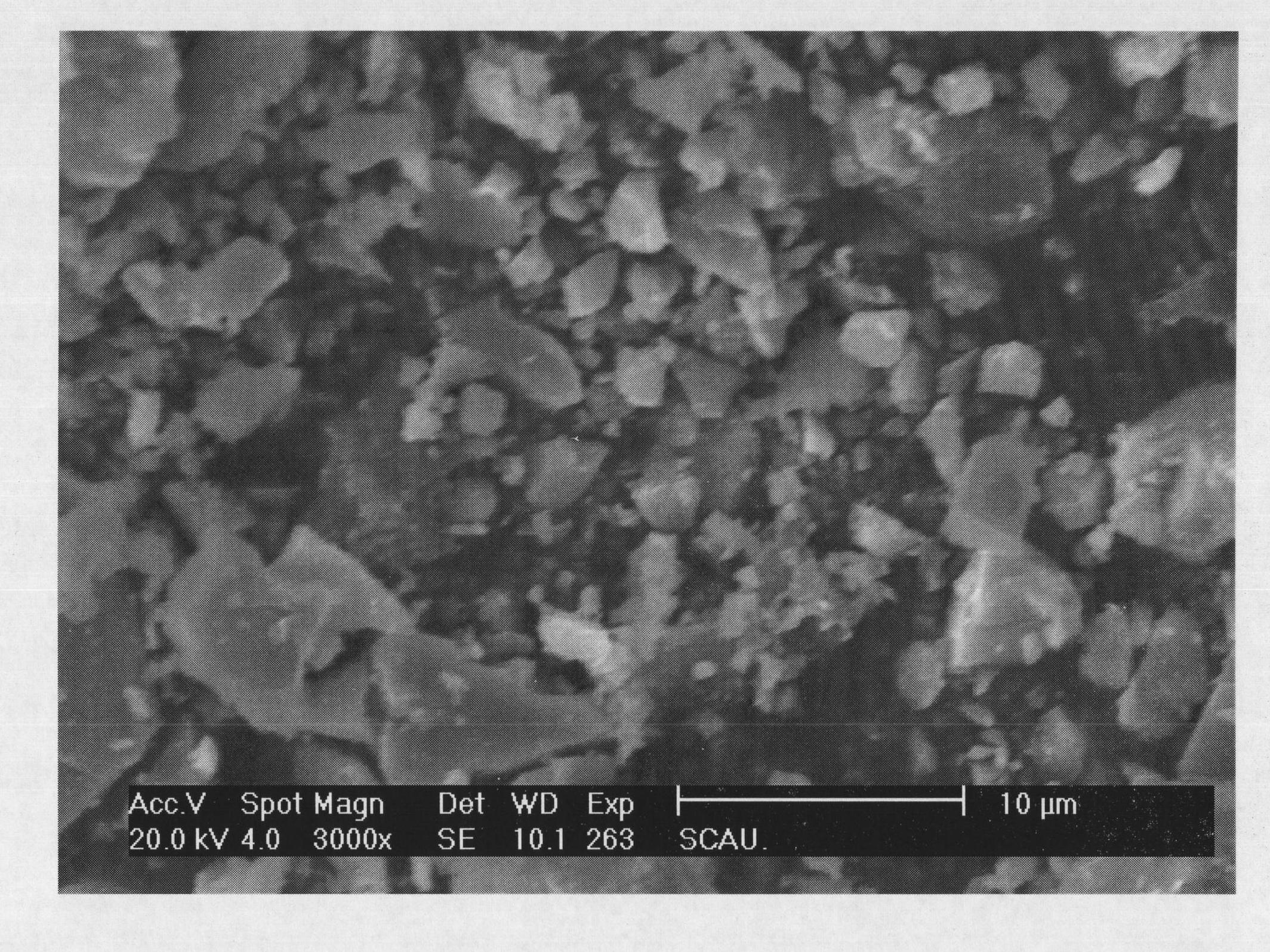 Difunctional light conversion agent for agricultural film and preparation method thereof