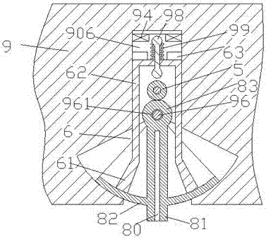 A self-adjusting air-conditioning air outlet device for passenger cars