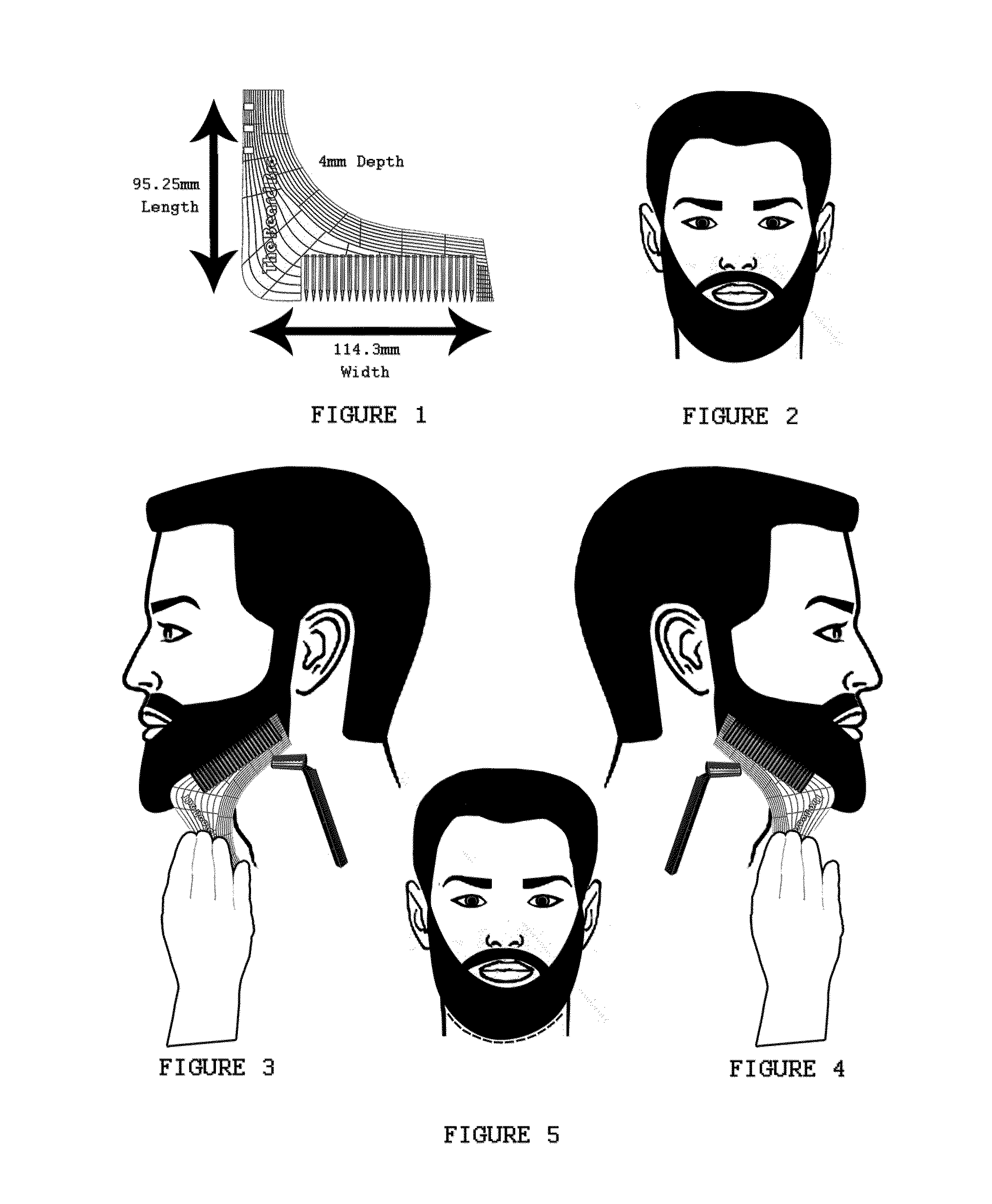 Beard Bro Facial Hair Shaping Multi-Tool