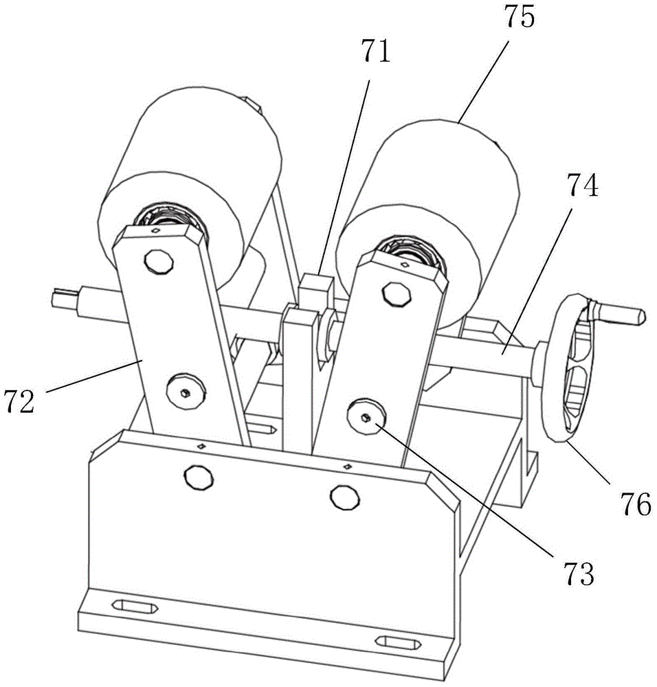 Steel pipe flange welding positioning device