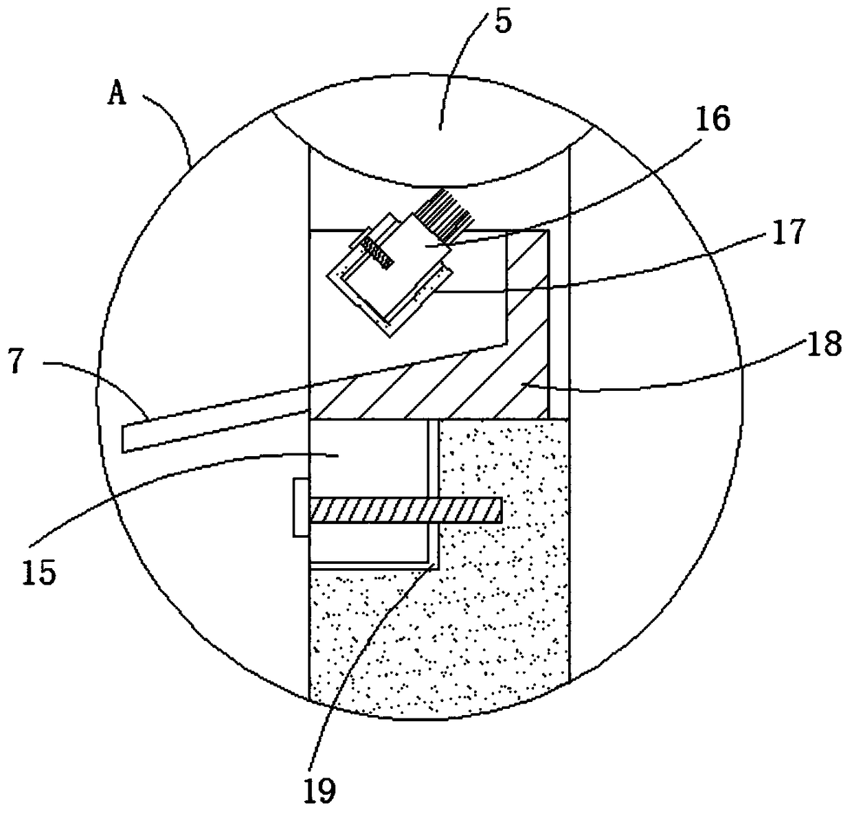 Chemical fiber filament drying device