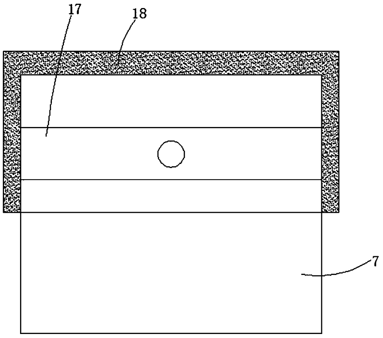 Chemical fiber filament drying device