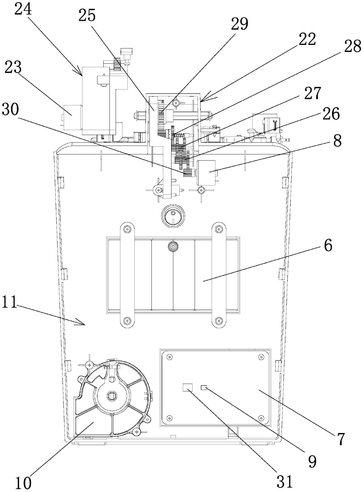 Intelligent garbage can capable of realizing automatic packaging