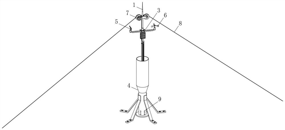 Protection device of agricultural environment information acquisition controller for field use