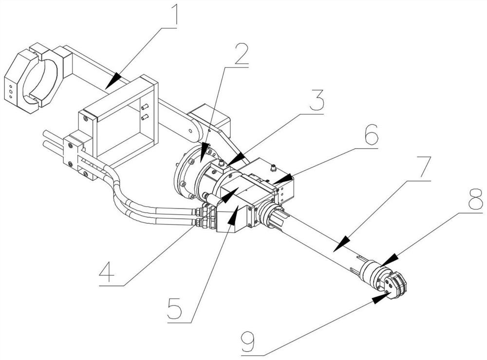 Glue spraying gun special for gluing