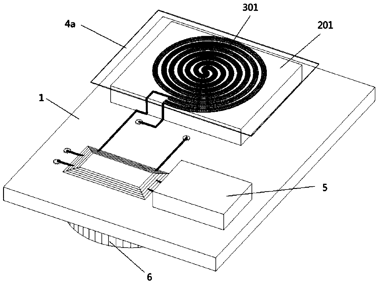 Integrated high-precision flexible temperature sensor and preparation method thereof