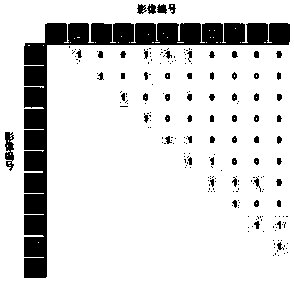 Method for optimally and automatically selecting minimum image set on basis of consideration of topological geometry multi-element constraints